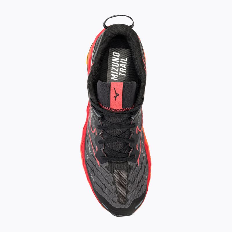 Чоловічі бігові кросівки Mizuno Wave Mujin 10 чорний/кайєнн/настурція 5