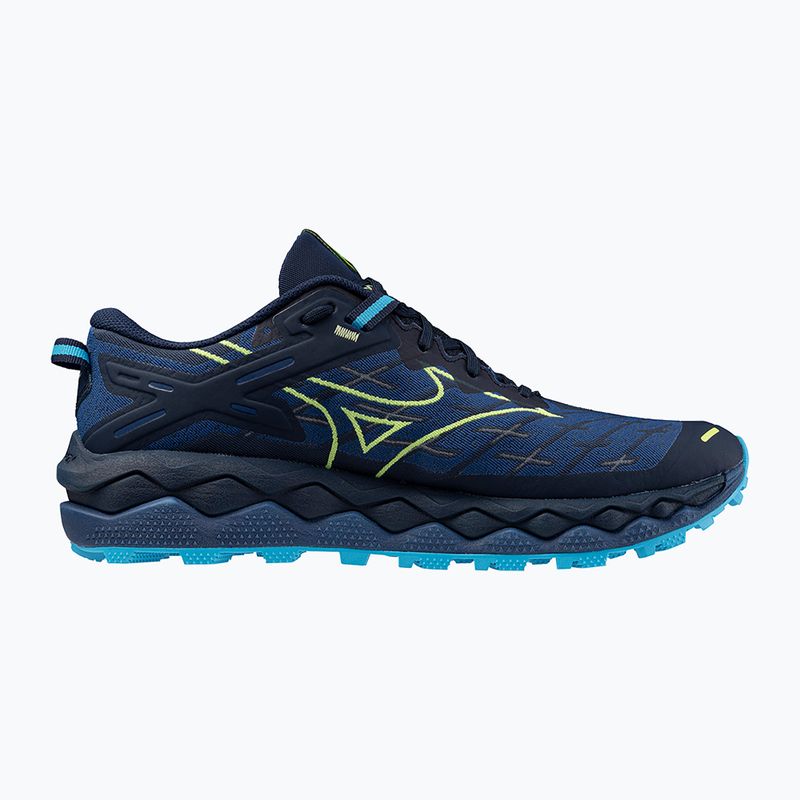 Чоловічі кросівки Mizuno Wave Mujin 10 сукняний синій/яскраво-зелений/шапочка для плавання 9