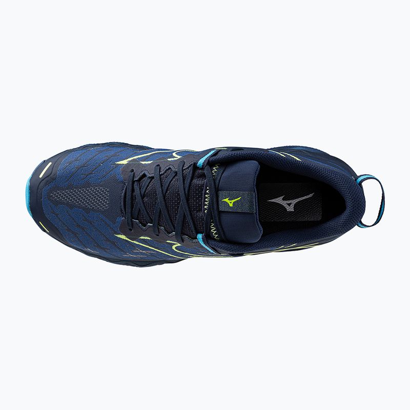 Чоловічі кросівки Mizuno Wave Mujin 10 сукняний синій/яскраво-зелений/шапочка для плавання 11