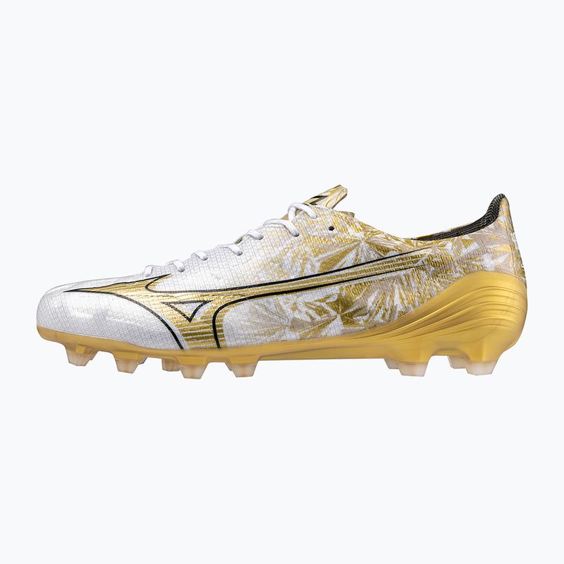 Кросівки футбольні чоловічі Mizuno Αlpha Elite MD white/ge gold/black 3