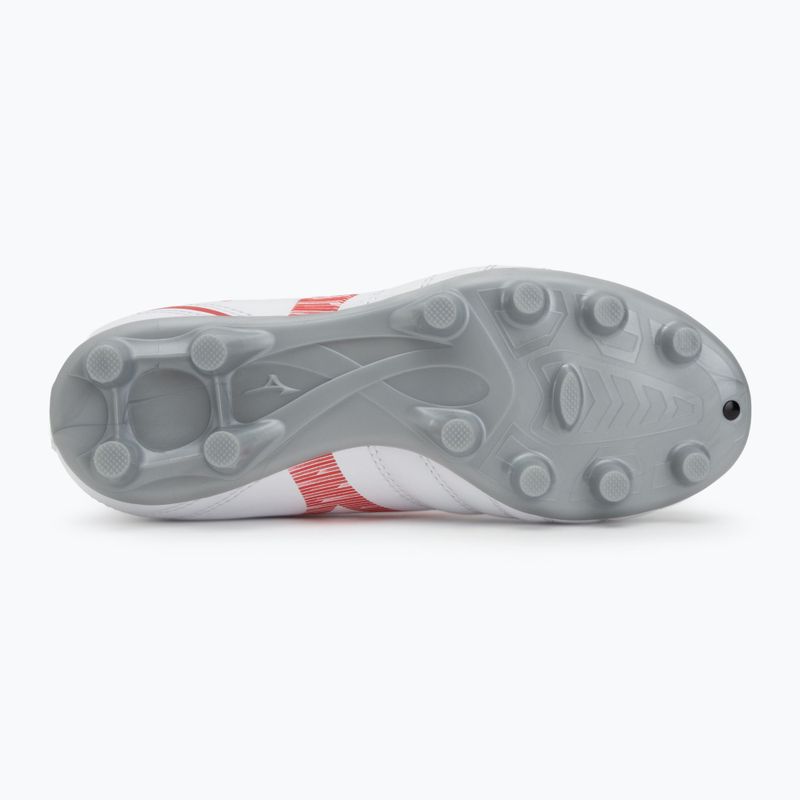 Кросівки футбольні дитячі Mizuno Monarcida Neo III Select Jr MD white/radiant red 4