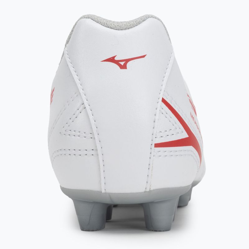 Кросівки футбольні дитячі Mizuno Monarcida Neo III Select Jr MD white/radiant red 6