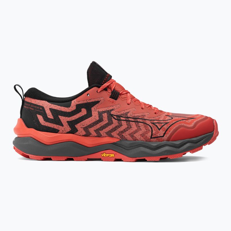 Чоловічі бігові кросівки Mizuno Wave Daichi 8 cayenne/black/high risk red 2