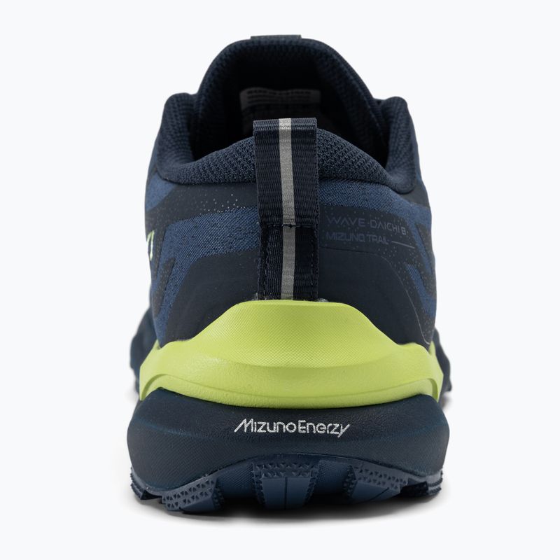 Чоловічі кросівки Mizuno Wave Daichi 8 темно-синій півонія/яскраво-зелений/сукня синій 6