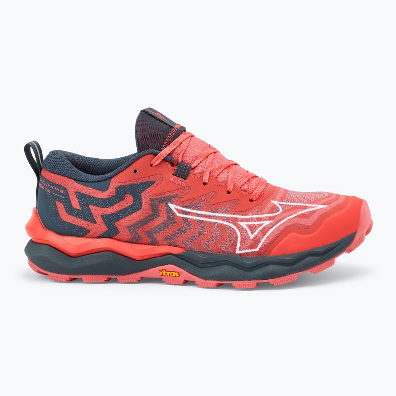 Кросівки для бігу жіночі Mizuno Wave Daichi 8 hot coral/ white/ turbulence 2