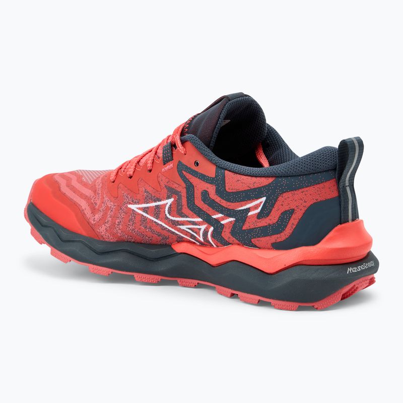 Кросівки для бігу жіночі Mizuno Wave Daichi 8 hot coral/ white/ turbulence 3