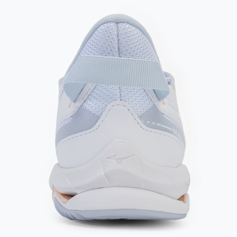 Кросівки гандбольні жіночі Mizuno Wave Mirage 5 white/navy peony/peach parfait 6