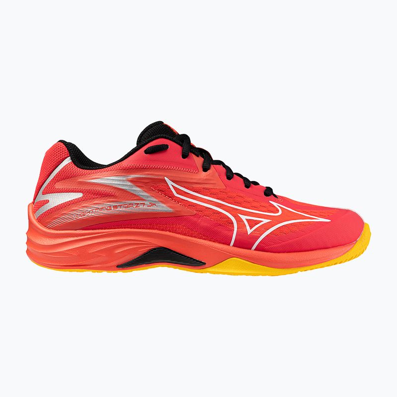 Кросівки волейбольні дитячі Mizuno Lightning Star Z7 radiant red/white/carrot curl 8