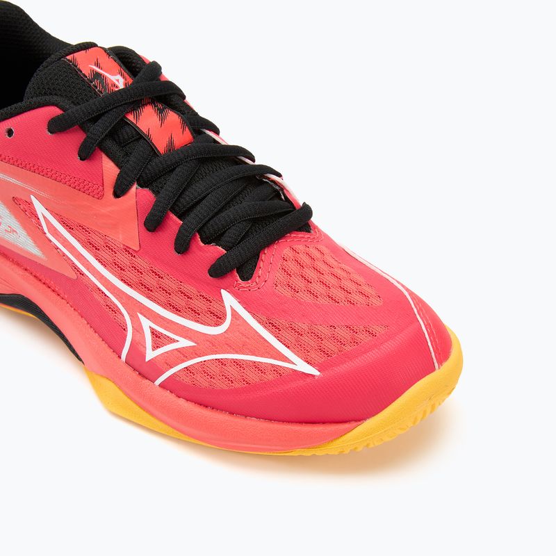 Кросівки волейбольні дитячі Mizuno Lightning Star Z7 radiant red/white/carrot curl 7