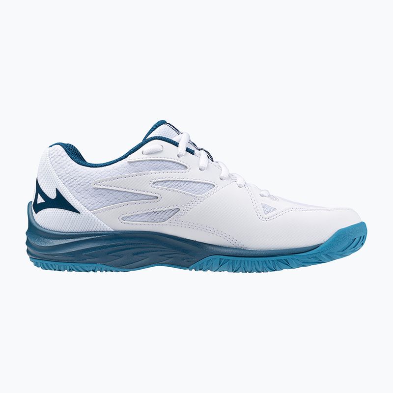 Кросівки волейбольні дитячі Mizuno Lightning Star Z7 white/sailor blue/silver 9