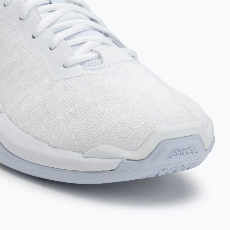 Кросівки гандбольні жіночі Mizuno Wave Stealth Neo white/navy peony/peach parfait 7