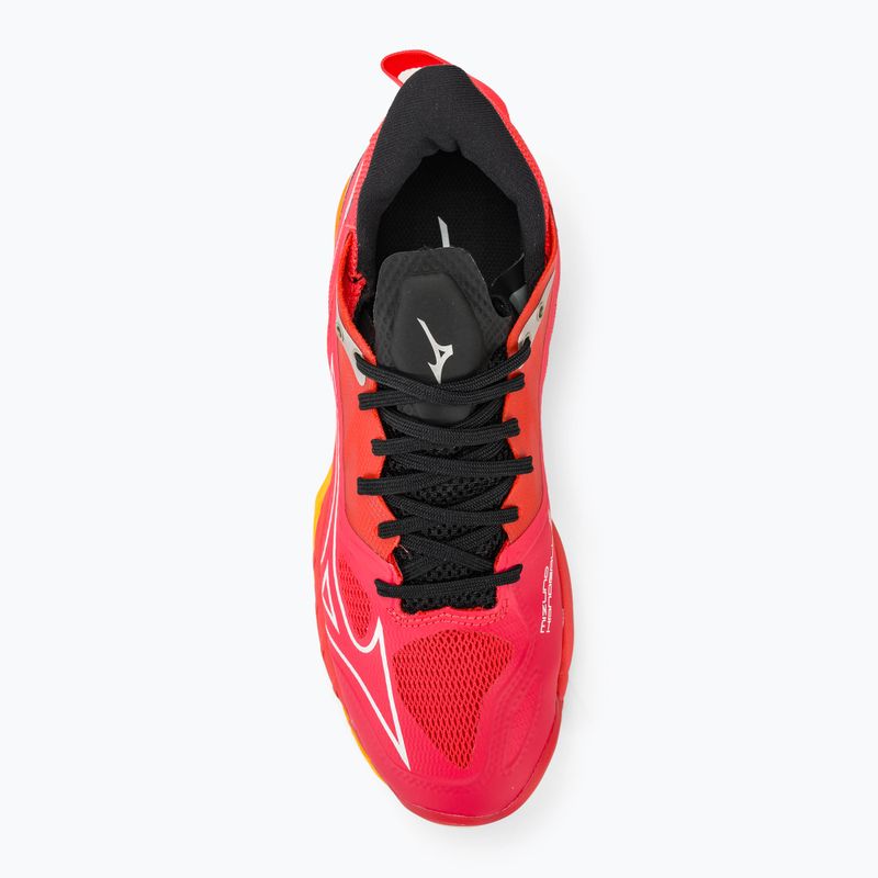 Кросівки для гандболу чоловічі Mizuno Wave Mirage 5 radiant red/white/carrot curl 6