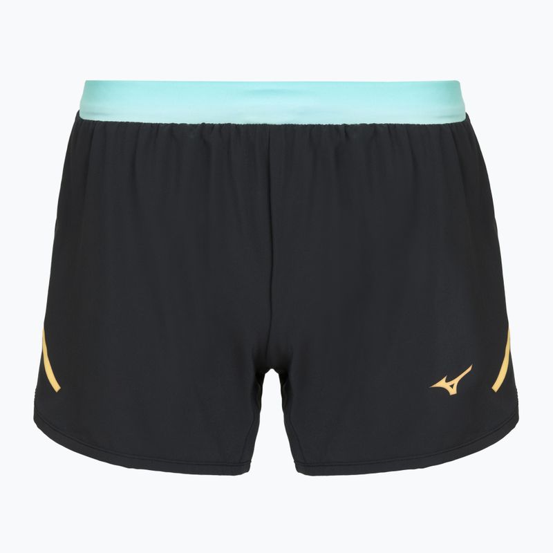 Шорти для бігу жіночі Mizuno Aero 4' black