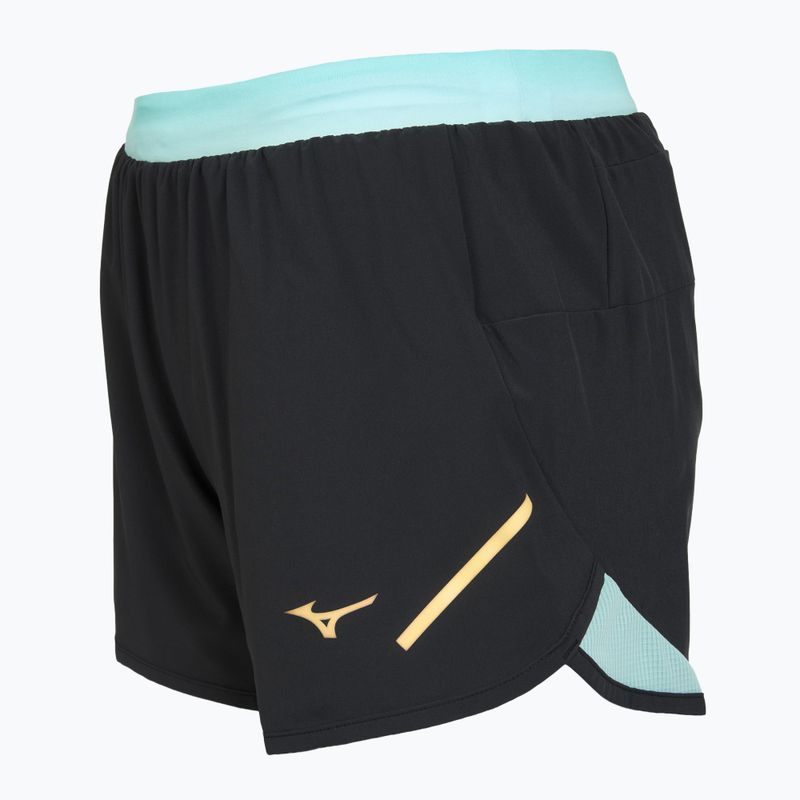 Шорти для бігу жіночі Mizuno Aero 4' black 3