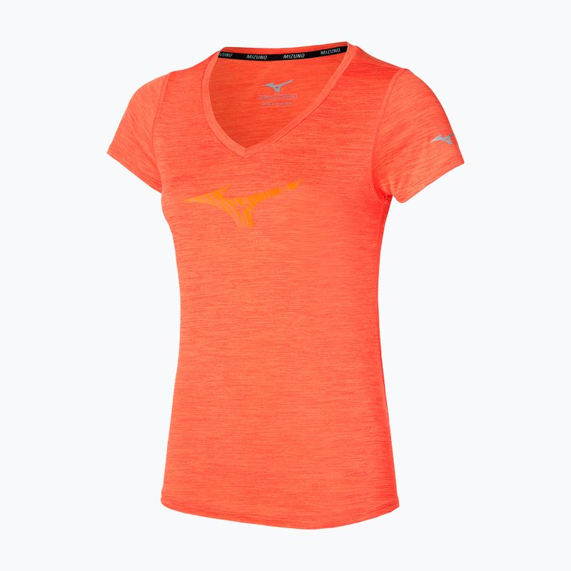 Футболка для бігу жіноча Mizuno Impulse Core RB Tee nasturtuim