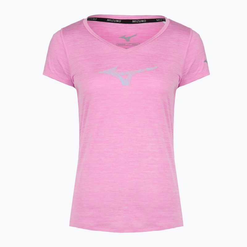 Футболка для бігу жіноча Mizuno Impulse Core RB Tee бузковийc chiffon 3