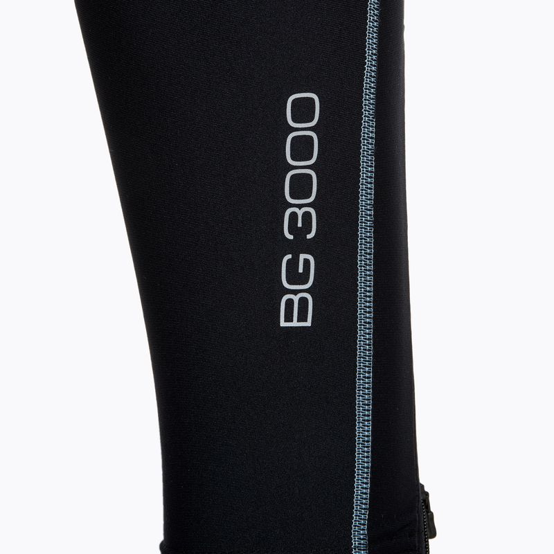 Легінси для бігу чоловічі Mizuno BG3000 Long black/ aquifer 4