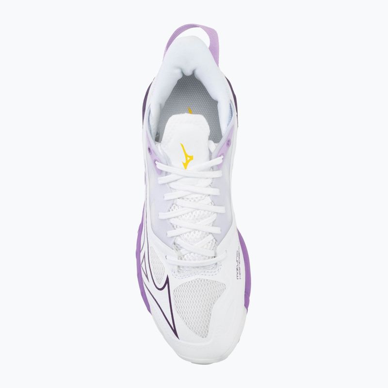 Кросівки для гандболу жіночі Mizuno Wave Mirage 5 white/patrician purple/quince 5