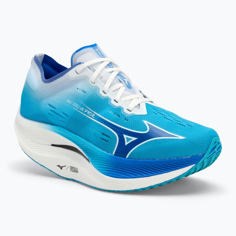 Кросівки для бігу чоловічі Mizuno Wave Rebellion Pro 2 river blue/mugen blue/white