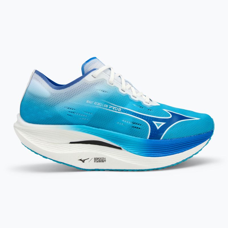 Кросівки для бігу чоловічі Mizuno Wave Rebellion Pro 2 river blue/mugen blue/white 2