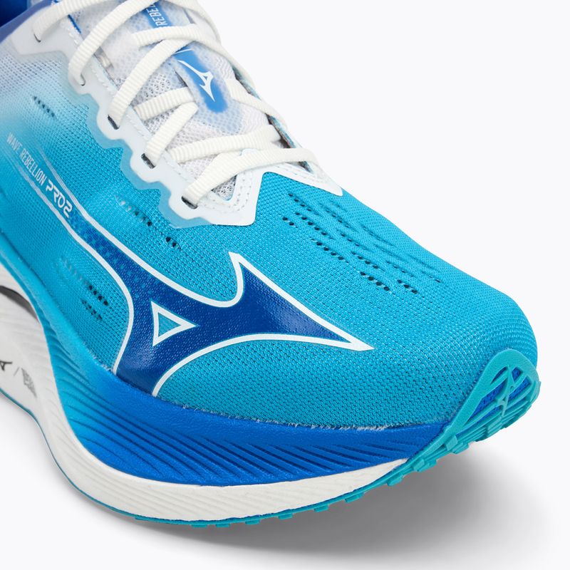 Кросівки для бігу чоловічі Mizuno Wave Rebellion Pro 2 river blue/mugen blue/white 7