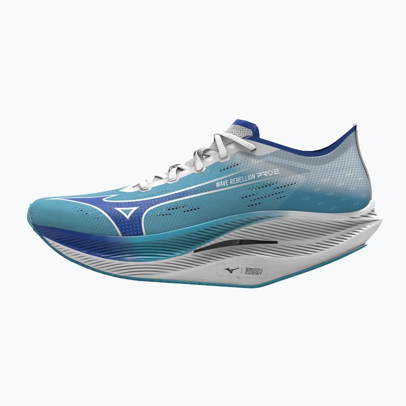 Кросівки для бігу чоловічі Mizuno Wave Rebellion Pro 2 river blue/mugen blue/white 8