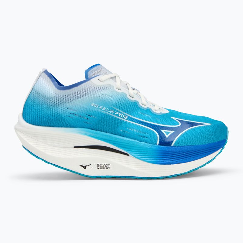 Кросівки для бігу жіночі Mizuno Wave Rebellion Pro 2 river blue/mugen blue/white 2