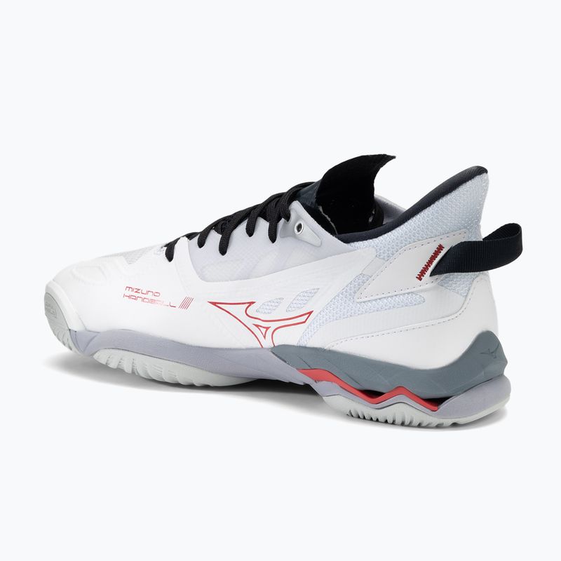 Кросівки для гандболу чоловічі Mizuno Wave Mirage 5 white/salsa/black 3