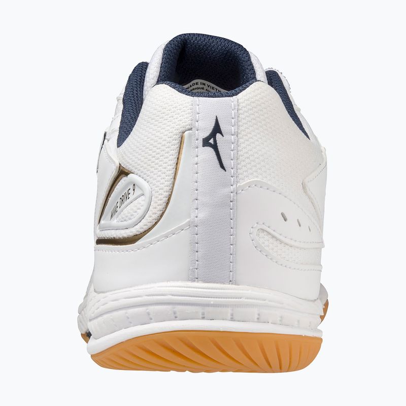 Кросівки тенісні Mizuno Wave Drive 9 white/Спортивний костюмs blues/gold 3