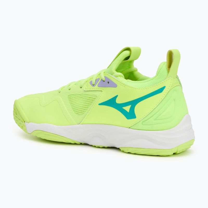 Кросівки для волейболу Mizuno Wave Momentum 3 neo lime/black/splish splash 3