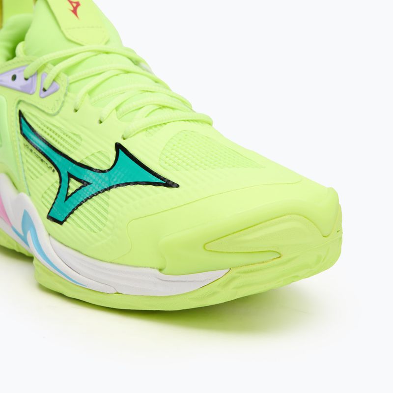 Кросівки для волейболу Mizuno Wave Momentum 3 neo lime/black/splish splash 7