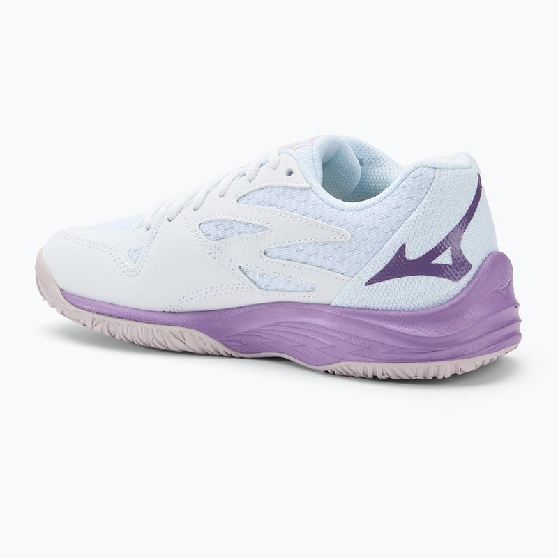 Кросівки волейбольні дитячі Mizuno Lightning Star Z7 white/patrician purple/quince 3