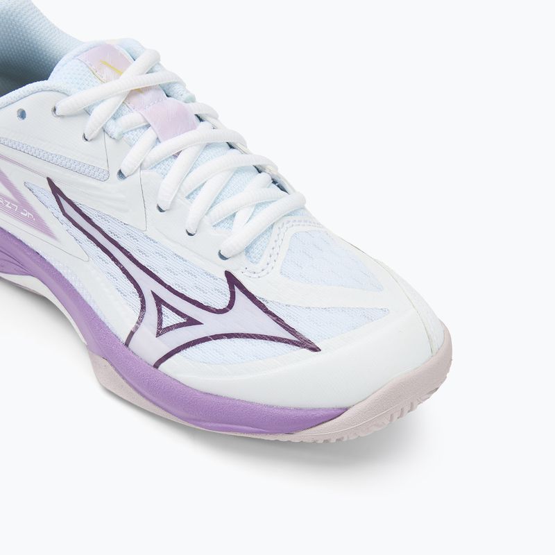 Кросівки волейбольні дитячі Mizuno Lightning Star Z7 white/patrician purple/quince 7