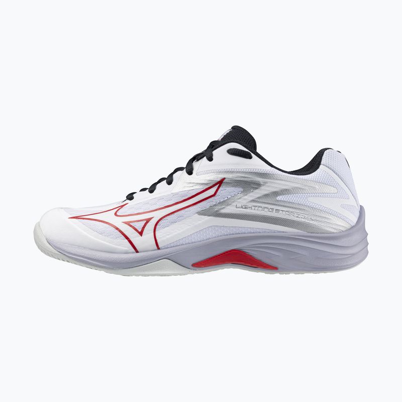 Кросівки волейбольні дитячі Mizuno Lightning Star Z7 white/salsa/black 8