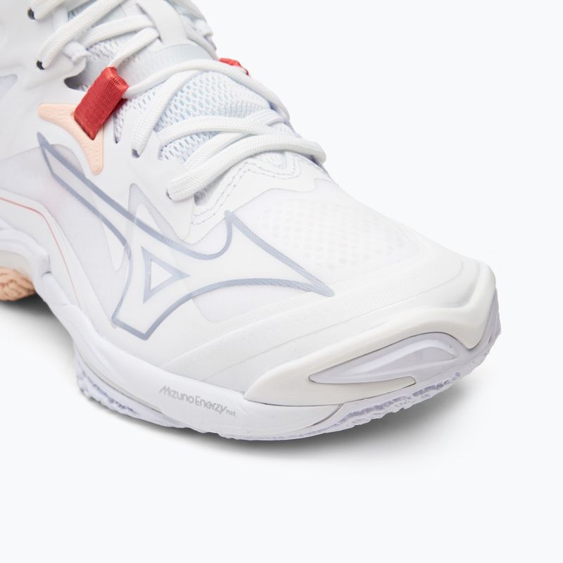 Кросівки для волейболу жіночі Mizuno Wave Lightning Z8 Mid white/aleutian/cloud pink 7