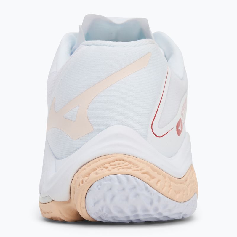 Кросівки для волейболу жіночі Mizuno Wave Lightning Z8 white/aleutian/cloud pink 6