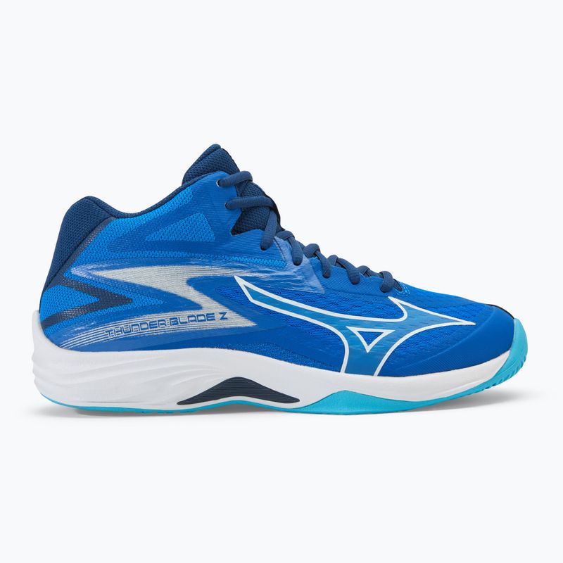 Кросівки волейбольні чоловічі Mizuno Thunder Blade з Mid mugen blue/white/estate blue 2