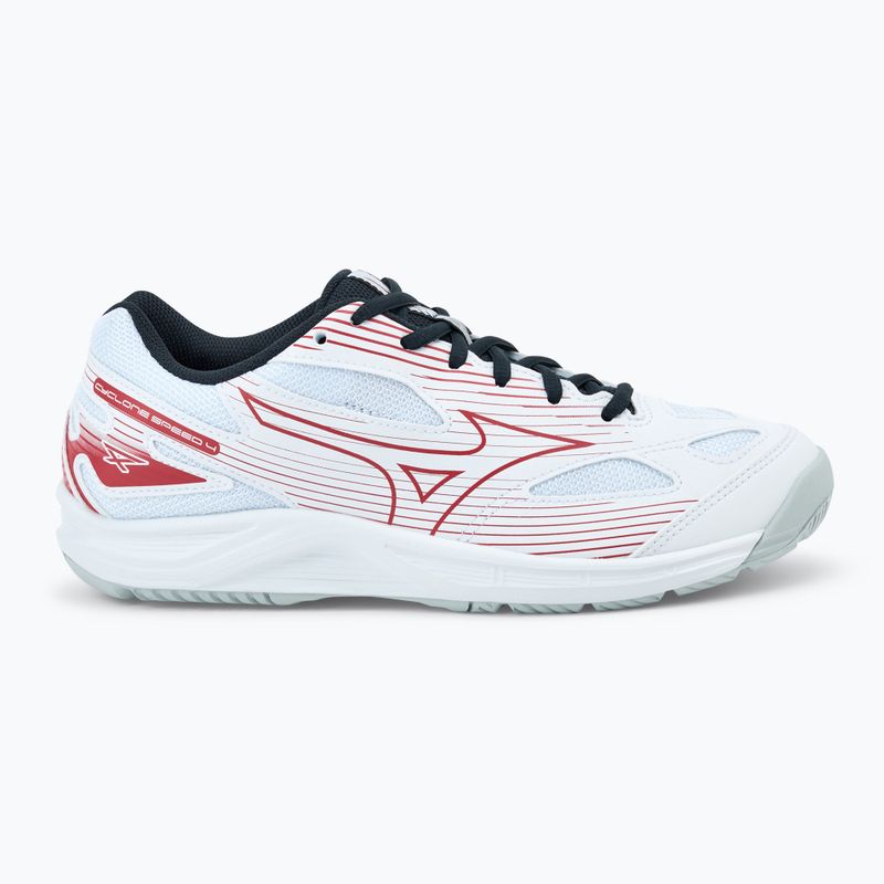 Кросівки волейбольні Mizuno Cyclone Speed 4 white/salsa/black 2