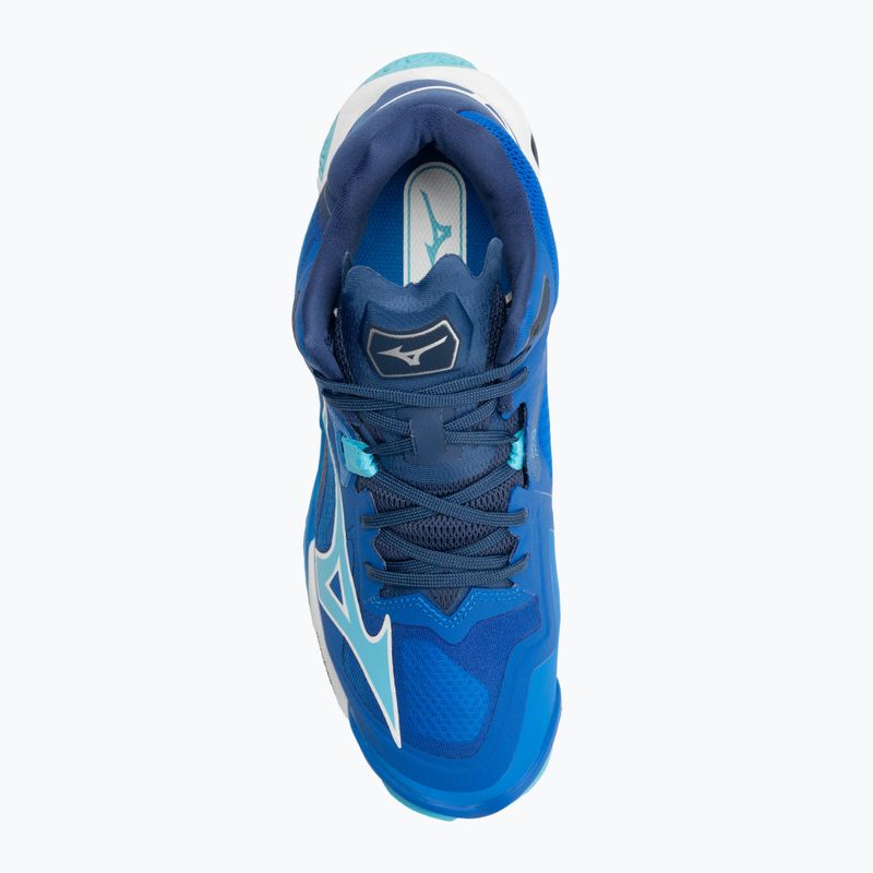 Кросівки волейбольні чоловічі Mizuno Wave Lightning Z8 Mid mugen blue/white/estate blue 5