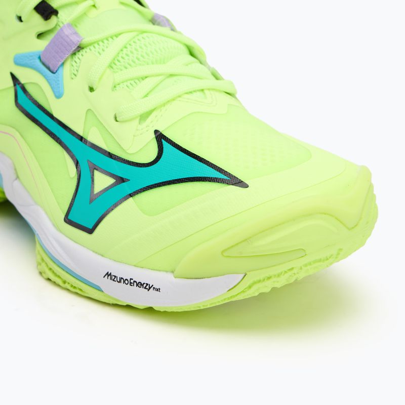 Кросівки для волейболу Mizuno Wave Lightning Z8 Mid neo lime/black/splish splash 7