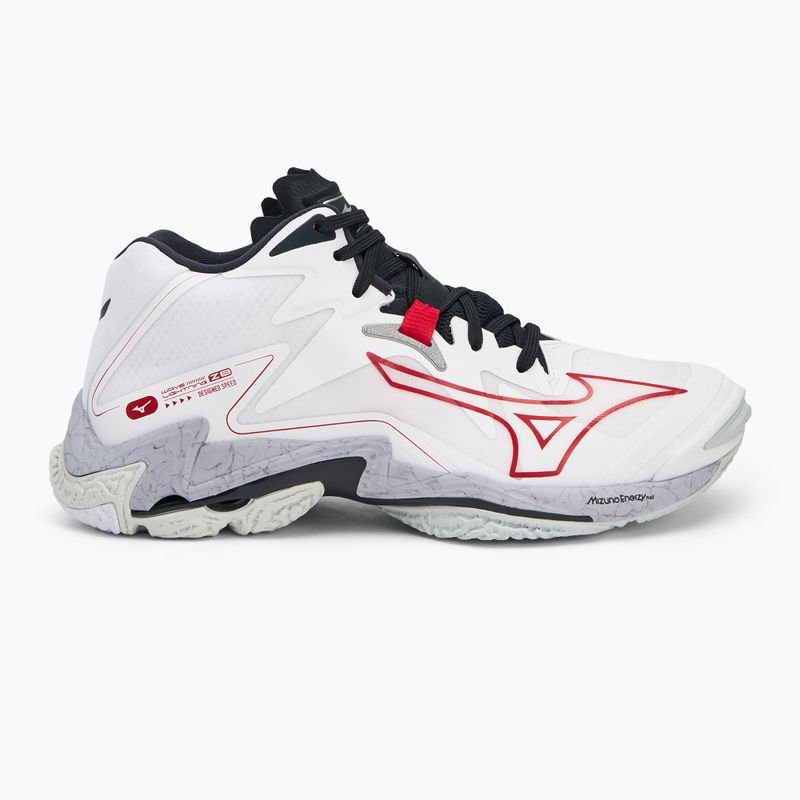 Кросівки для волейболу Mizuno Wave Lightning Z8 Mid white/salsa/black 2