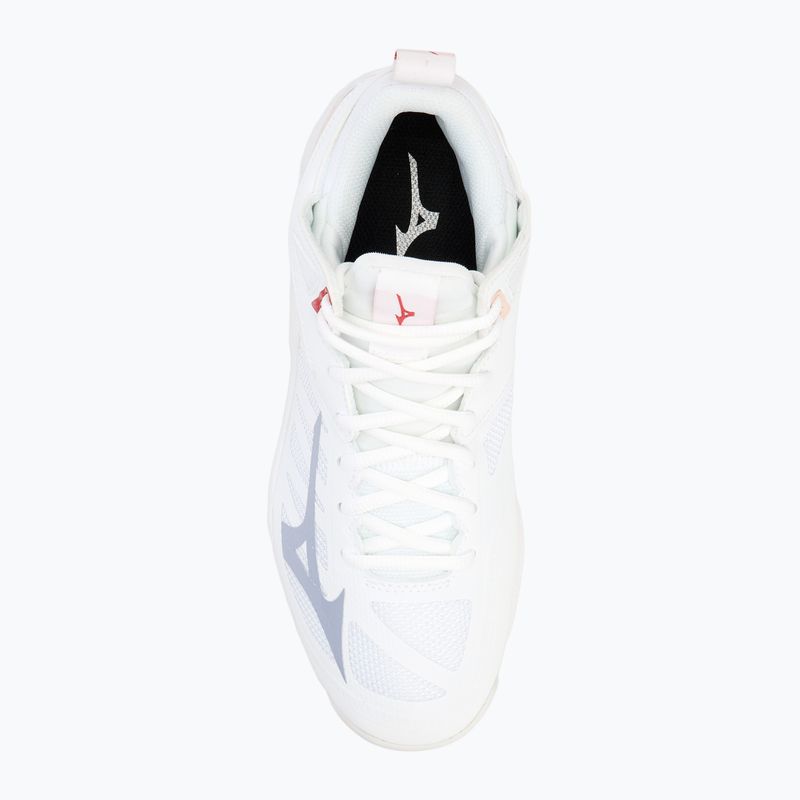 Кросівки волейбольні жіночі Mizuno Wave Dimension white/aleutian/cloud pink 5