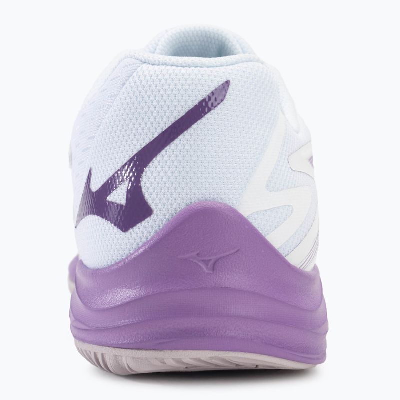 Кросівки волейбольні жіночі Mizuno Thunder Blade з white/patrician purple/quince 6