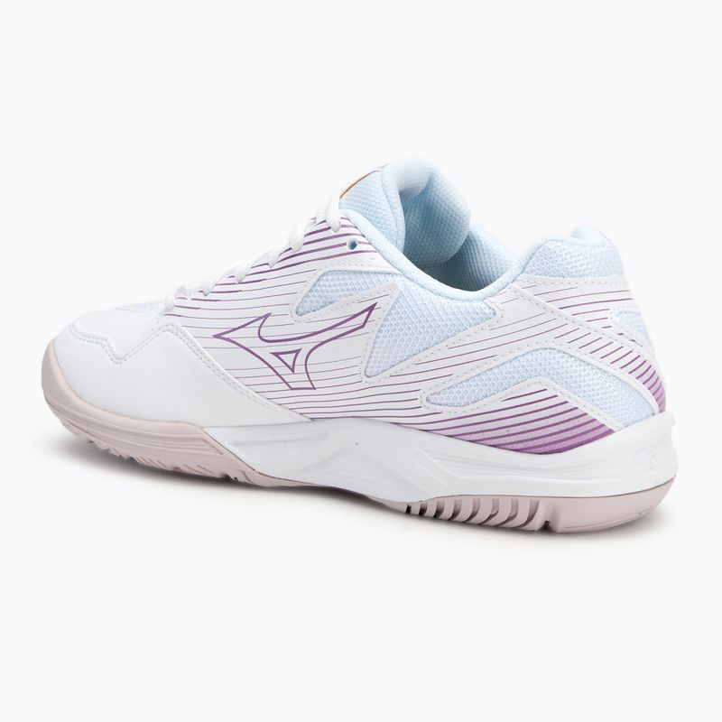 Кросівки волейбольні Mizuno Cyclone Speed 4 white/patrician purple/quince 3