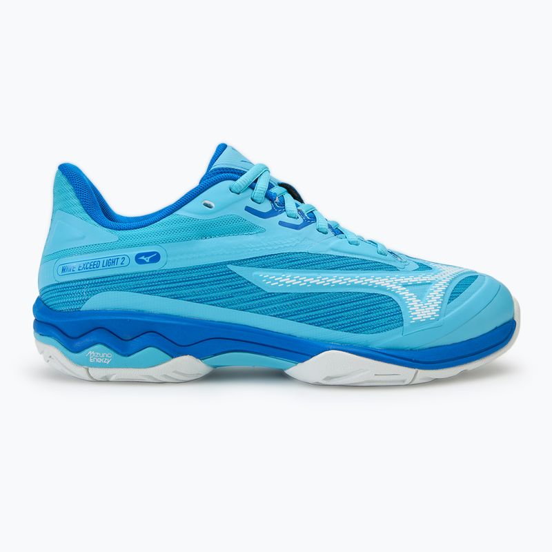 Кросівки для тенісу жіночі Mizuno Wave Exceed Light 2 AC river blue/white/mugen blue 2