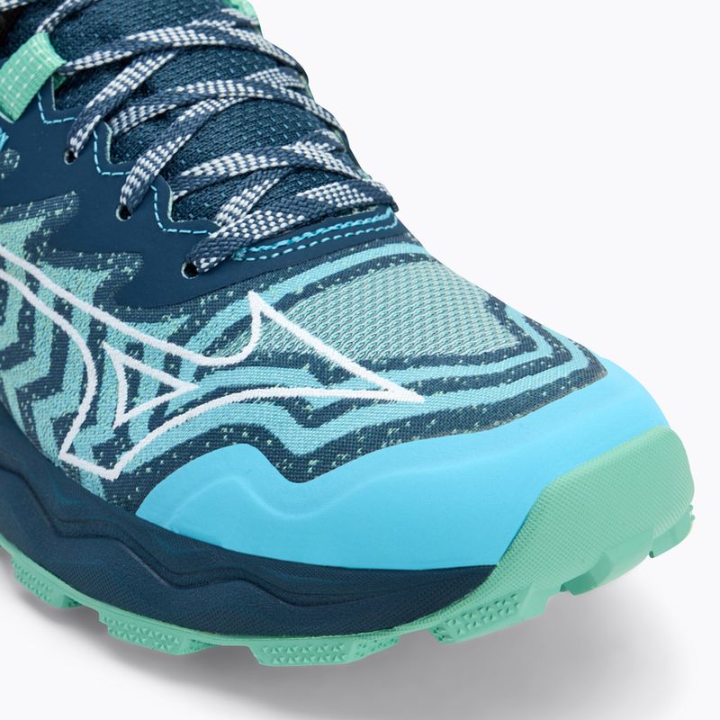 Кросівки для бігу жіночі Mizuno Wave Daichi 8 dusty jade green/white/river blue 7