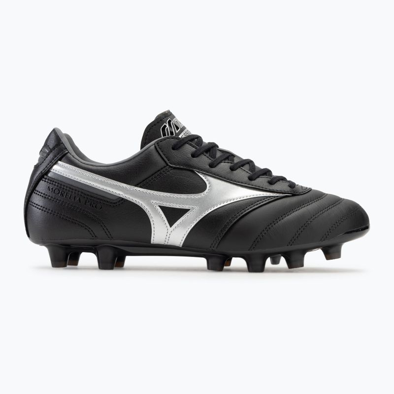 Кросівки футбольні чоловічі Mizuno Morelia II Pro MD black/galaxy silver/dark shadow 2