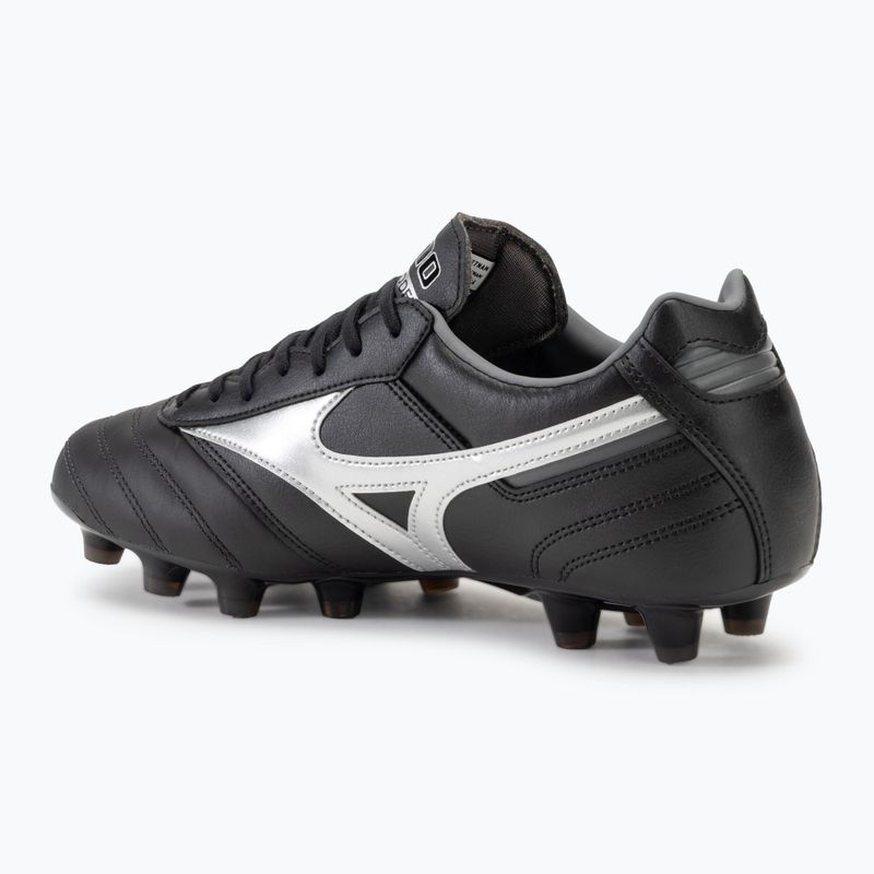 Кросівки футбольні чоловічі Mizuno Morelia II Pro MD black/galaxy silver/dark shadow 3