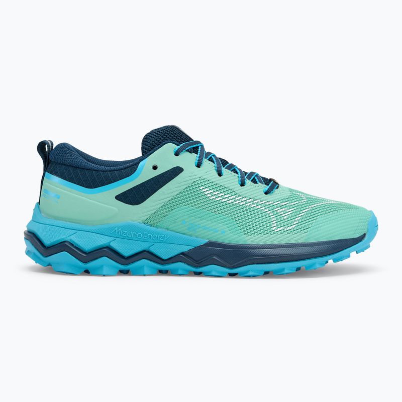 Кросівки для бігу жіночі Mizuno Wave Ibuki 4 GTX dusty jade green/nimbus cloud/river blue 2