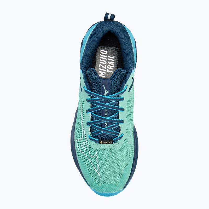 Кросівки для бігу жіночі Mizuno Wave Ibuki 4 GTX dusty jade green/nimbus cloud/river blue 5